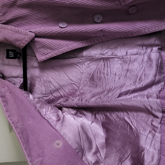 Vintage Gap Corduroy Y2K  LAVENDER  Jacket SZ Small - Picture 13 of 15